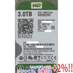 WD Blue WD60EZAX [3.5インチ内蔵HDD / 6TB 5400rpm Blueシリーズ 国内