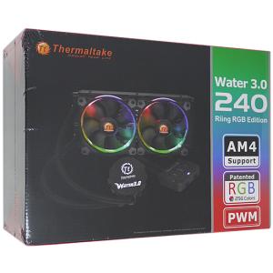 Thermaltake製 水冷クーラー Water 3.0 Riing Edition CL-W107-PL12SW-A