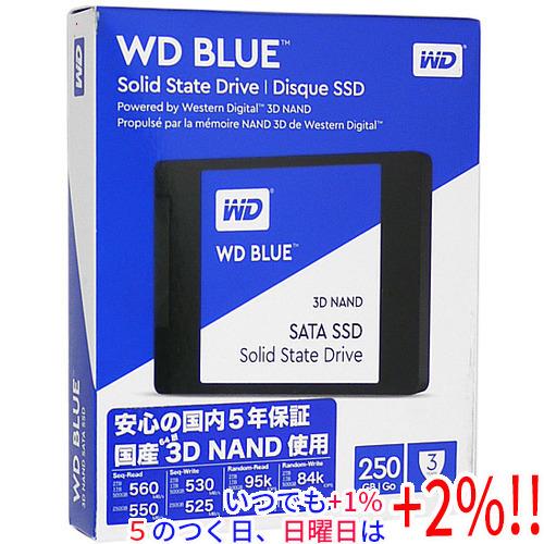 Western Digital製 内蔵SSD 250GB WD Blue 3D NAND SATA ...