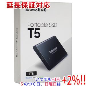 SAMSUNG 外付けSSD T7 ［1TB /ポータブル型］ グレー MU-PC1T0T-IT/A
