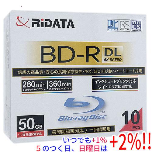 RiTEK ブルーレイディスク RIDATA BD-R260PW 6X.10P SC A BD-R ...