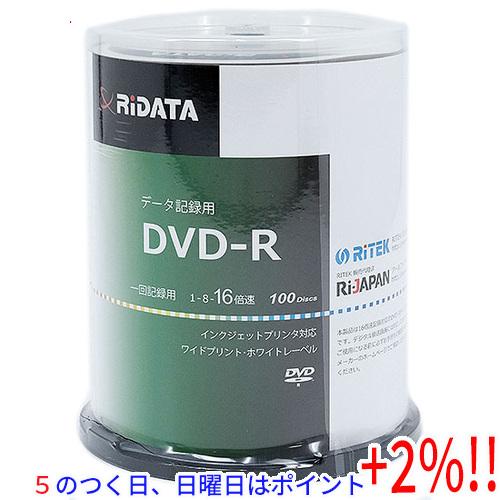 【５のつく日はポイント+3％！】RiTEK データ用 DVD-R 16倍速 100枚組 RIDATA...