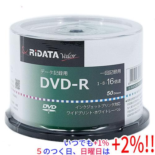 RiTEK データ用 DVD-R 16倍速 50枚組 RIDATA D-R47GB.PW50RD C