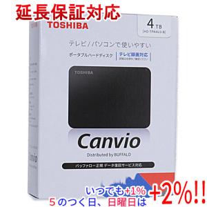 東芝 4TBポータブルハードディスク HD-TPA4U3-B無料 CANVIO TOSHIBA PortableHD HD-TPA4U3-B ブラック 4TB : エクセラー