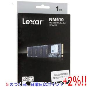 【５のつく日はポイント+3％！】LEXAR MEDIA M.2 NVMe SSD NM610 LNM610-1TRBJP 1TB｜excellar