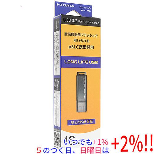 I-O DATA アイ・オー・データ USB 3.2 Gen 1 USBメモリ EU3-HR16GK...