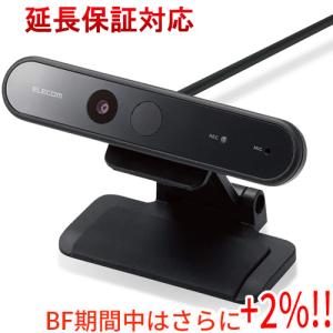 【いつでも+1％！5のつく日と日曜日は+2%！】【爆買】ELECOM エレコム 顔認証対応Webカメラ 200万画素 UCAM-CF20FBBK ブラック