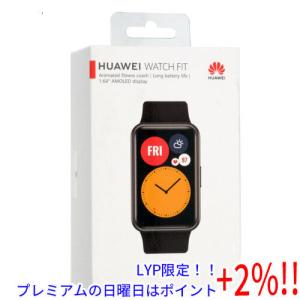 【５のつく日はポイント+3％！】Huawei HUAWEI WATCH FIT TIA-B09BK グラファイトブラック｜excellar