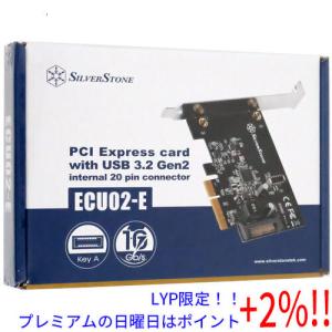 【５のつく日はポイント+3％！】SILVERSTONE インターフェイスカード SST-ECU02-E [USB3.2 Gen2]｜excellar