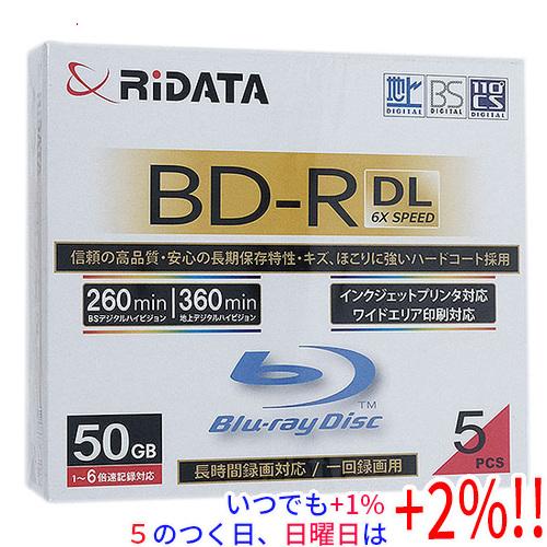 RiTEK ブルーレイディスク RIDATA BD-R260PW 6X.5P SC A BD-R D...
