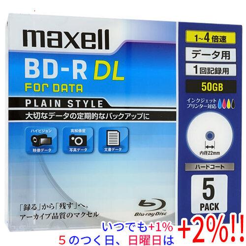 maxell データ用ブルーレイディスク BR50PPLWPB.5S BD-R DL 4倍速 5枚組