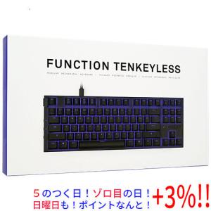 【５のつく日！ゾロ目の日！日曜日はポイント+3％！】NZXT ゲーミングキーボード Function Tenkeyless KB-1TKUS-BR ブラック