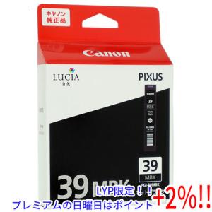 【５のつく日はポイント+3％！】CANON インクカートリッジ PGI-39MBK マットブラック｜excellar