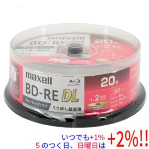 maxell 録画用ブルーレイディスク BEV50WPG.20SP BD-RE DL 2倍速 20枚組