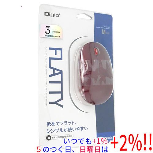 ナカバヤシ 3ボタン BlueLEDマウス Digio2 MUS-BKT154NR レッド