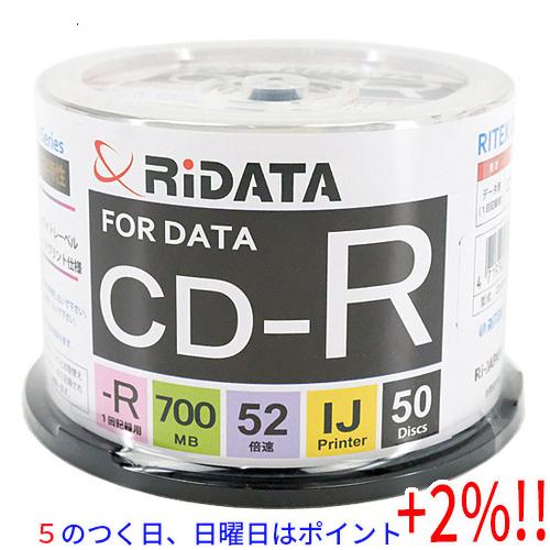 【５のつく日！ゾロ目の日！日曜日はポイント+3％！】RiTEK データ用CD-R CD-R700EX...
