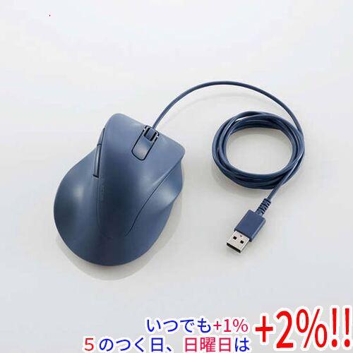 ELECOM エレコム製 静音 有線マウス EX-G M-XGL30UBSKBU ブルー 有線 マウ...