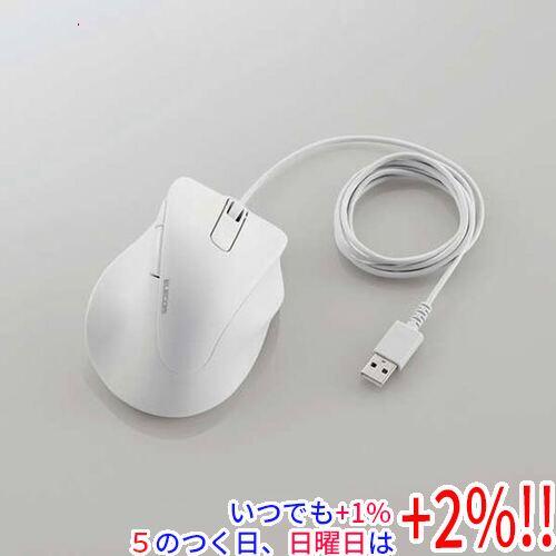 ELECOM エレコム製 静音 有線マウス EX-G M-XGL30UBSKWH ホワイト 有線 マ...