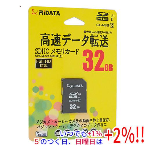 RiDATA SDHCメモリーカード RD2-SDH032G10U1 32GB