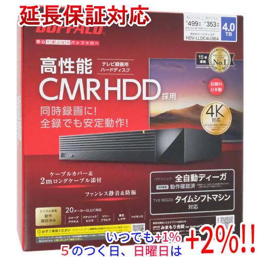 BUFFALO バッファロー 外付けHDD HDV-LLDC4U3BA 4TB