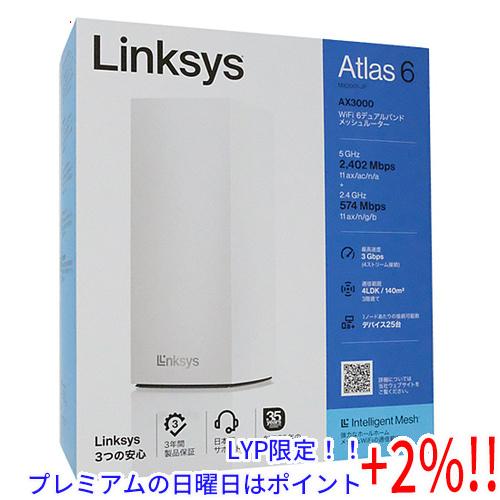 LINKSYS AX3000 Wi-Fi6 デュアルバンド メッシュルーター Atlas 6 MX2...