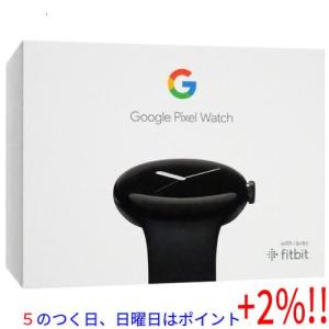 【５のつく日、日曜日はポイント+２％！ほかのイベント日も要チェック！】Google Pixel Watch Matte Black ステンレス ケース/Obsidian アクティブ バンド｜excellar