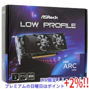 【５のつく日はポイント+3％！】ASRock グラフィックカード Intel Arc A310 Low Profile 4GB PCIExp 4GB｜excellar