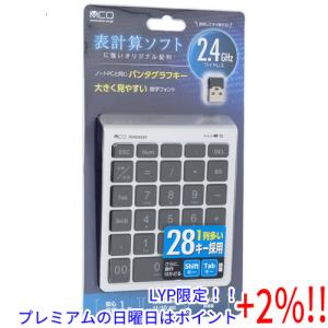 【５のつく日、日曜日はポイント+２％！ほかのイベント日も要チェック！】ミヨシ 2.4GHz ワイヤレステンキー TEN24G03/SL シルバー｜excellar