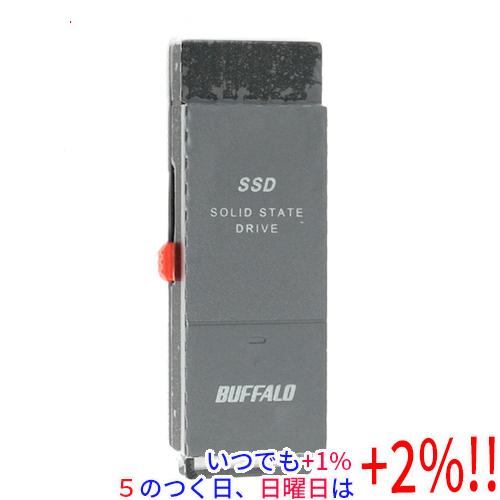 BUFFALO バッファロー 外付けSSD SSD-PUT500U3-B/N ブラック 未使用