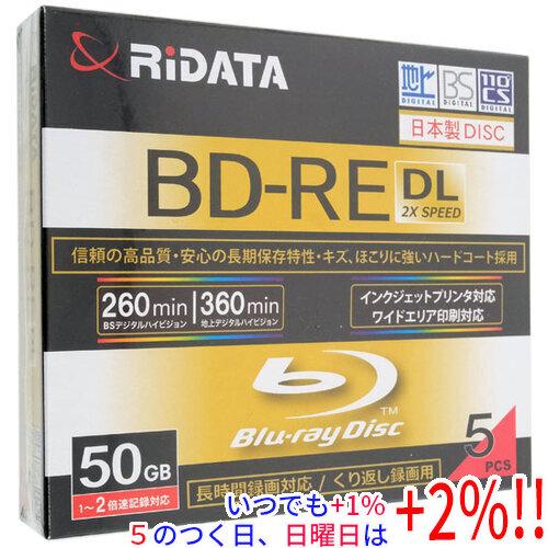 RiTEK ブルーレイディスク RIDATA BD-RE260PW 2X.5P SC A BD-RE...