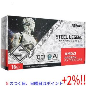 【５のつく日はポイント+3％！】ASRock製グラボ Radeon RX 7900 GRE Steel Legend 16GB OC PCIExp 16GB｜excellar