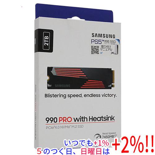 SAMSUNG製 SSD 990 PRO with Heatsink MZ-V9P2T0G-IT 2...