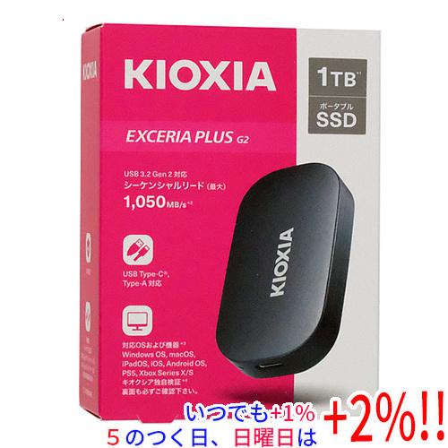 キオクシア EXCERIA PLUS G2 SSD-PKP1.0U3G2-B ブラック