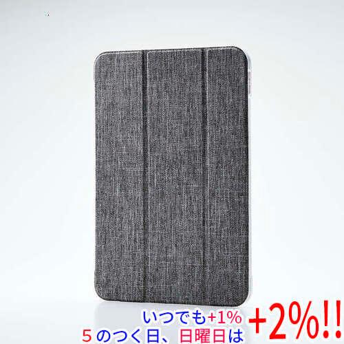 ELECOM エレコム iPad(A16) フラップケース 薄型軽量 ファブリック 背面クリア TB...