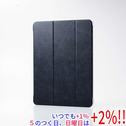ELECOM エレコム 13インチiPad Air(M3/M2) フラップケース 薄型軽量 背面クリ...