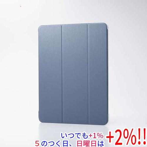 ELECOM エレコム 13インチiPad Air(M3/M2) フラップケース 薄型軽量 背面クリ...