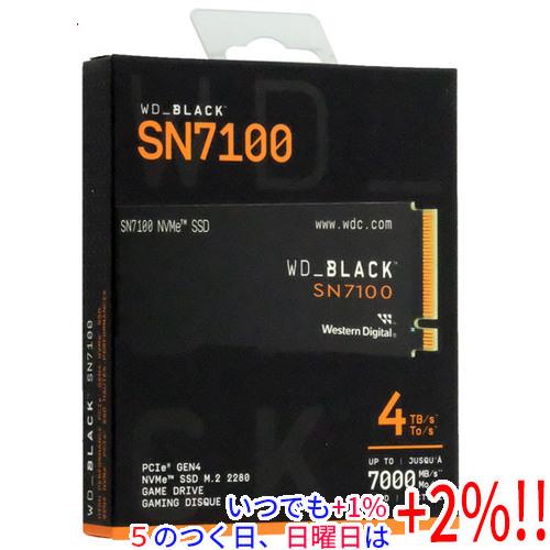 Western Digital製 WD Black SN7100 NVMe SSD WDS400T4...