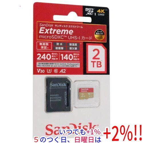 SanDisk microSDXCメモリーカード SDSQXAV-2T00-JN3MD 2TB