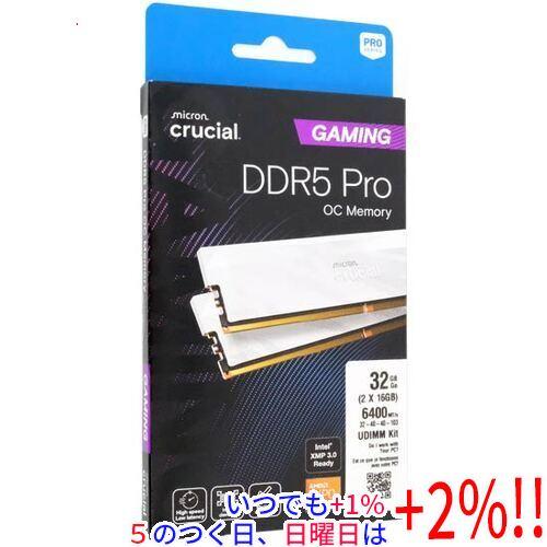 crucial デスクトップ用 CP2K16G64C32U5W DDR5 PC5-51200 16G...