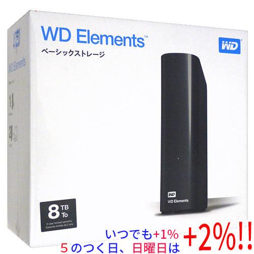 【新品訳あり(箱きず・やぶれ)】 WesternDigital製 外付HD WD Elements ...