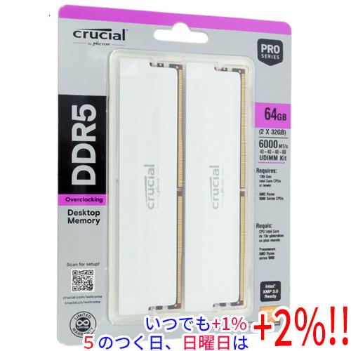 crucial デスクトップ用 CP2K32G60C40U5W DDR5 PC5-48000 32G...