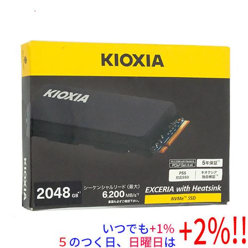 キオクシア EXCERIA with Heatsink SSD-CK2.0N4HS/N ブラック【い...