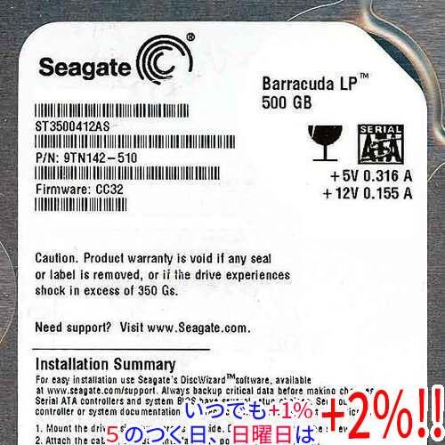 SEAGATE HDD ST3500412AS 500GB SATA 5900