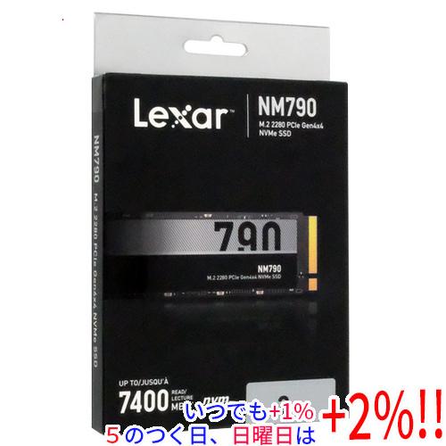 【新品(開封のみ)】 LEXAR M.2 NVMe SSD NM790 LNM790X002T-RN...