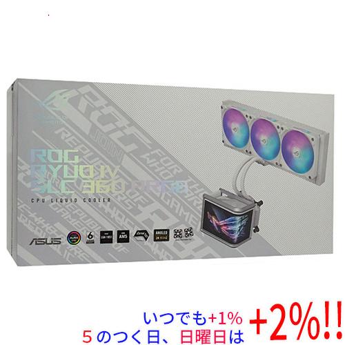 ASUS 水冷クーラー ROG RYUO IV SLC 360 ARGB White Edition...