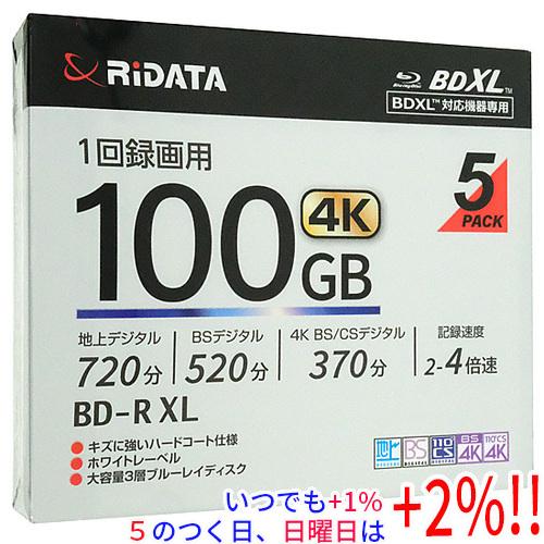 RiTEK ブルーレイディスク RIDATA BD-R520PW4X.5PSCB BD-R XL 4...