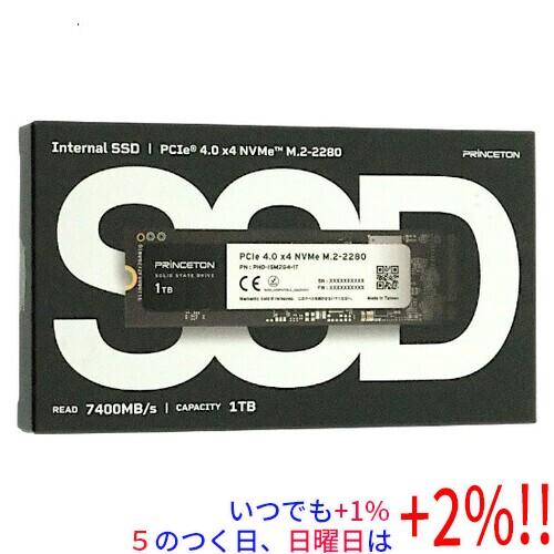 PRINCETON 内蔵型SSD M.2 NVMe対応 PHD-ISM2G4-1T 1TB【いつでも...