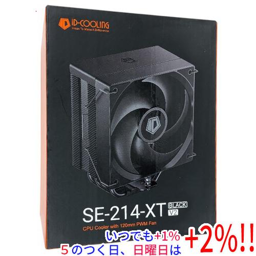ID-COOLING CPUクーラー SE-214-XT V2 BLACK ブラック【いつでも+1％...