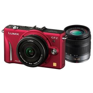 Panasonic LUMIX DMC-GF2W-R ダブル...