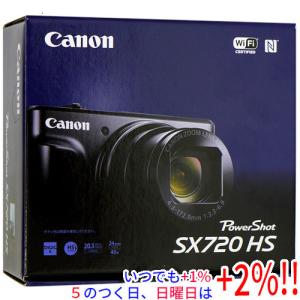 元箱付き 極上品 キヤノン PowerShot SX740 HS ブラック PowerShot SX740 HS □納期約3ヶ月:コンパクトデジタルカメラ 通販